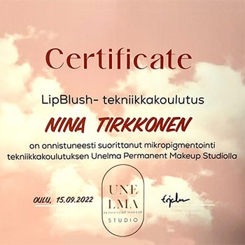 LibBlush certificate